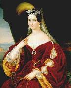 Frances Hudson Storrs Portrait of Maria Theresa of Austria Teschen oil on canvas